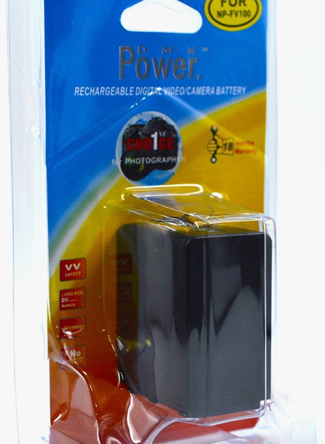 DMK 2Pcs Np-Fv100 Batteries For Sony Hdr-Cx150 Hdr-Cx150V Dcrsx44R Dcrsx44L Xr550E Xr350E Xr150E. Black - Image 3