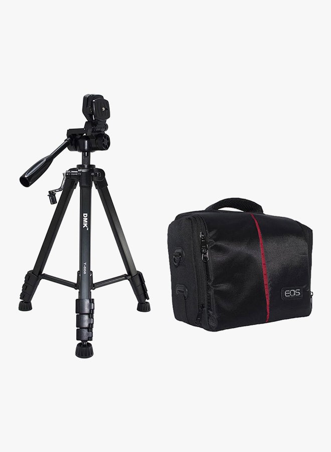 DMK Power T668 Tripod And Bl-25 Eos Camera Bag Black - Image 2