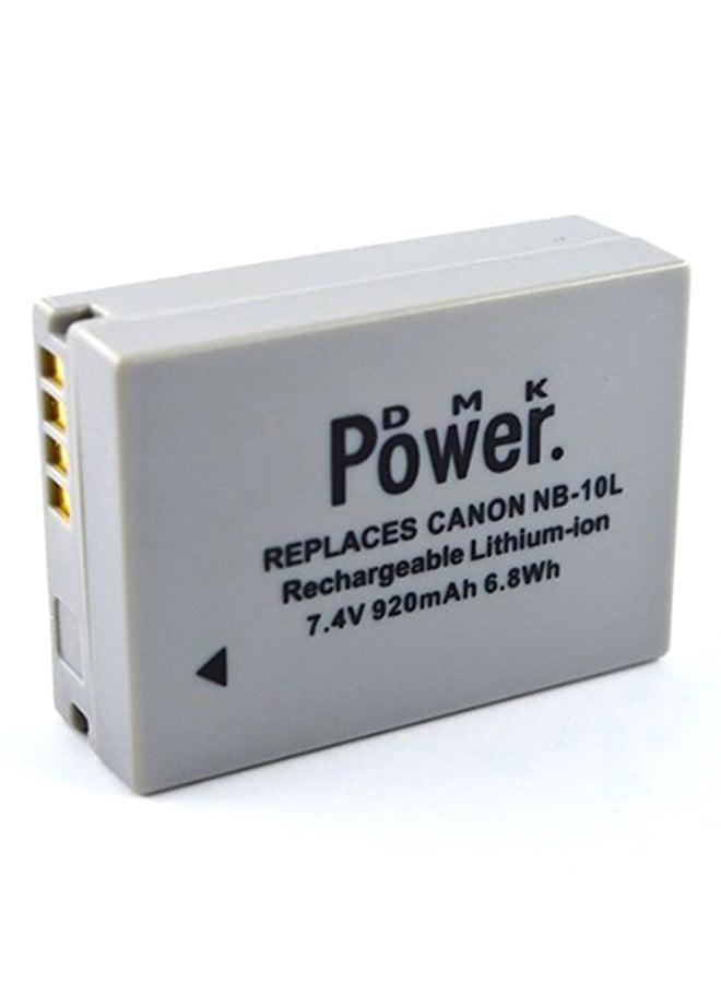 DMK Replacement Battery For Canon Powershot G15/Sx40/Sx50/Hs G1x White - Image 1