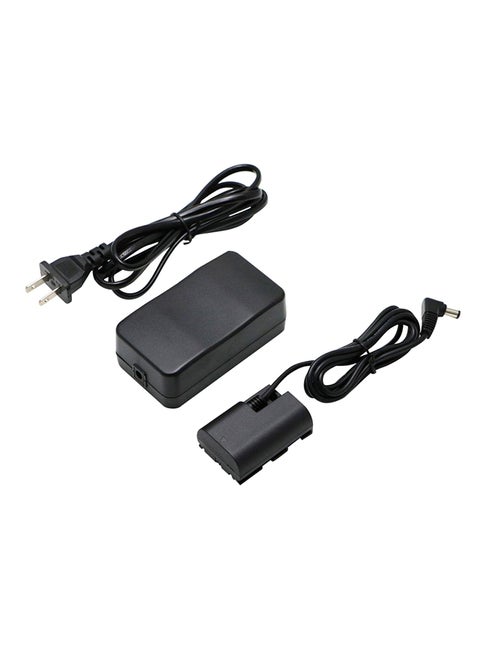 Power Ack-E6 Replacement Ac Power Adapter Kit For Canon Eos 5Ds, 5Ds R, 5D Mark Ii, 5D Mark Iii, 5D Mark Iv, 60D, 60Da, 6D, 70D, 7D, 7D Mark Ii, 80D Dslr Cameras Black