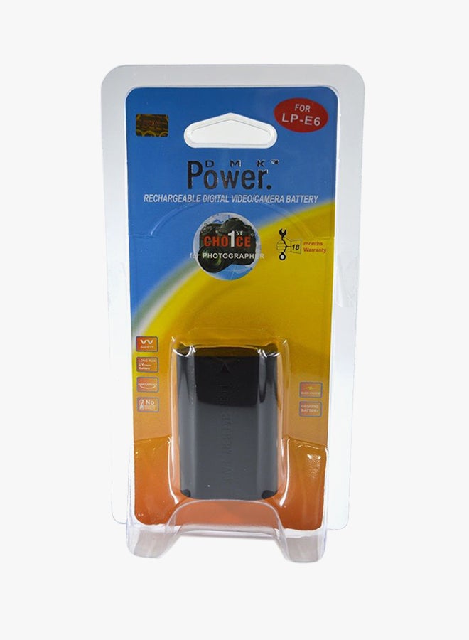 DMK Lp-E6 Battry For Canon Eos 6D 60D 7D 70D 5D Mark Ii, 5D Mark Iii Camera Black - Image 3