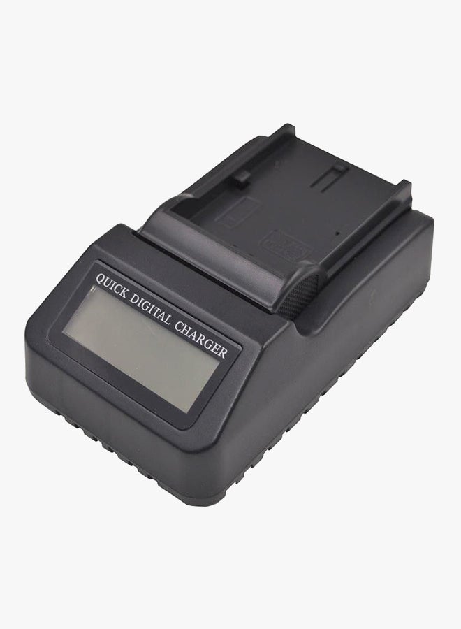 DMK - Rapid Charger For Canon EOS 450D 500D 1000D EOS 450D DSLR SLR Digital Camera Black - Image 1