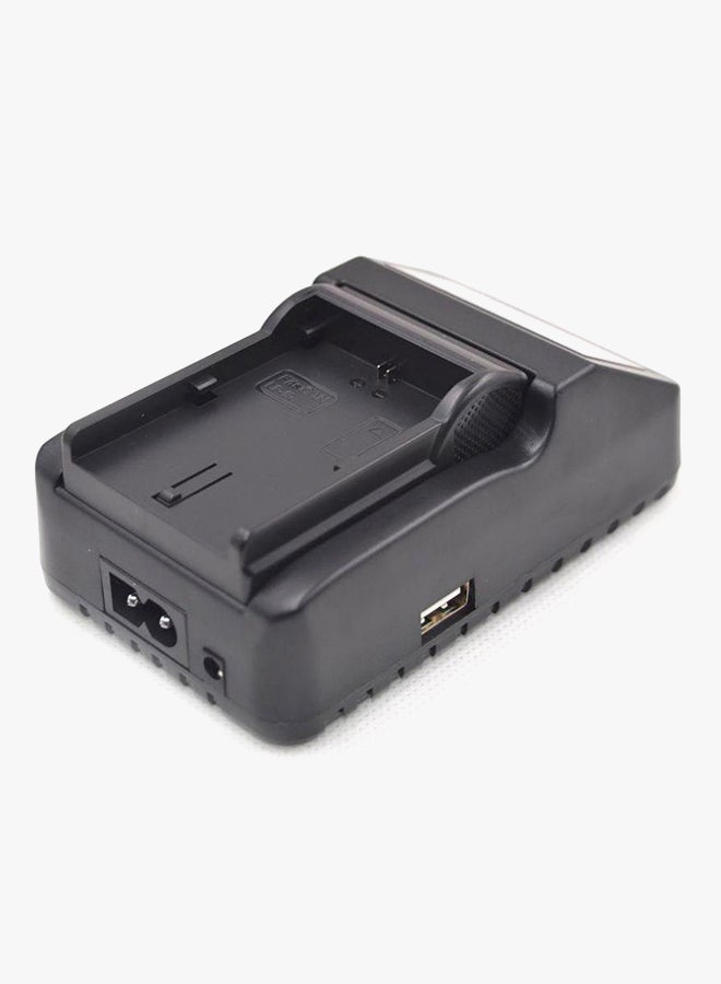 DMK - Rapid Charger For Canon EOS 450D 500D 1000D EOS 450D DSLR SLR Digital Camera Black - Image 1