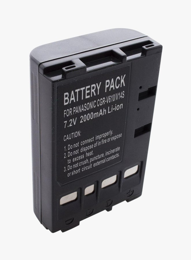 DMK - Replacement Battery For Panasonic VHS-C Video Camera Black - Image 1