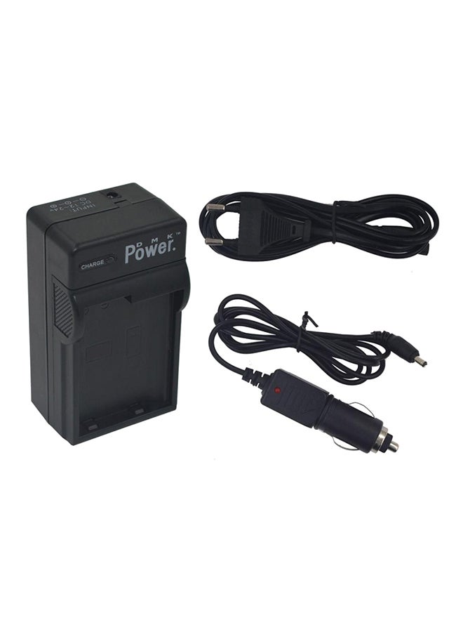 DMK Battery Charger For Canon BP-110 Vixia HF R20 R21 R200 Legria R26 R28 Camera Black - Image 1