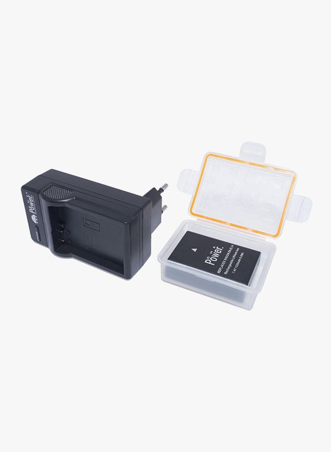 DMK 1 X Battery 1 X Charger 1 X Battery Box For Nikon D3100 D3200 D5100 D5200 D5300  Cameras - Enel-14 Black - Image 3