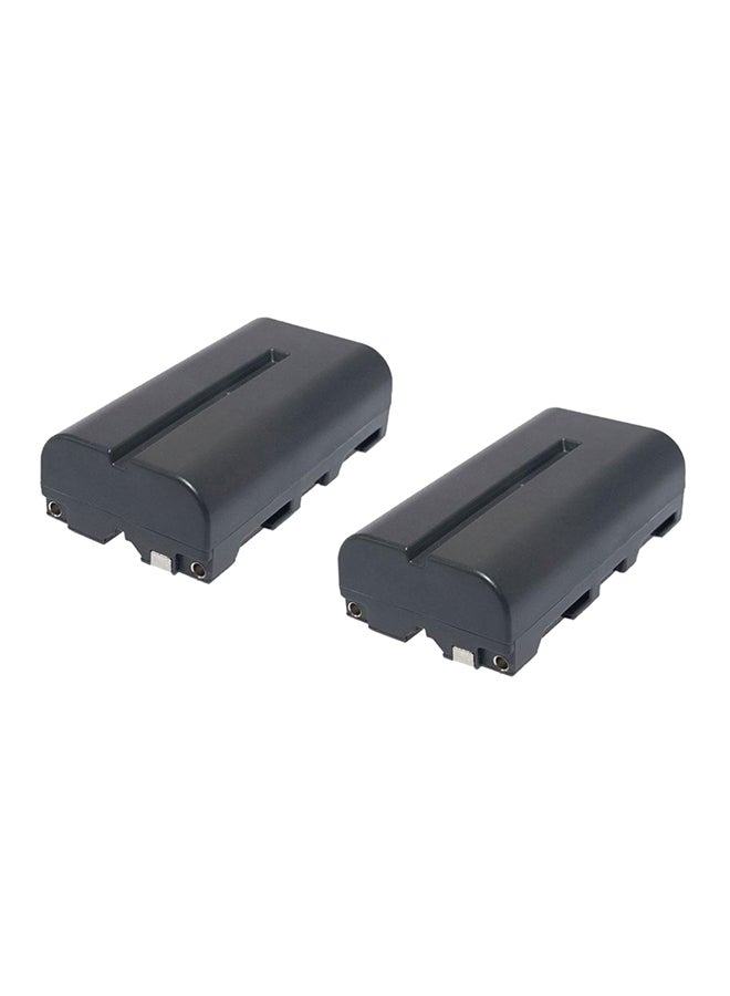 DMK 2-Piece Replacement Battery For NP-F570/F550 Black - Image 1