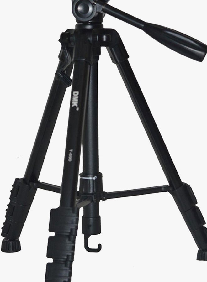 DMK - Power T690 Tripod For Canon 5Diii Ii 6D 7D 70D 80D And Nikon D810 D750 D500 D7200 D5500 . Cameras Black - Image 1