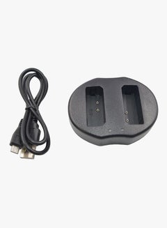 DMK 2xEN/EL14 Replacement Batteries With Dual Charger For Nikon D3100 D3200 D3300 and D5000 D5200 D5300 D5500 Black  - Image 3