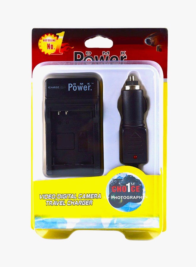 DMK - Np-Fr1 Battery Charger For Sony Dsc-P100 P120 P150 P200 T30 T50 Camera Black - Image 1