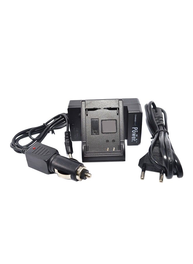 DMK - Battery Charger For Canon EOS 60D 7D 5D2 5DII 5D Mark II LC-E6Eh Camera Black - Image 1