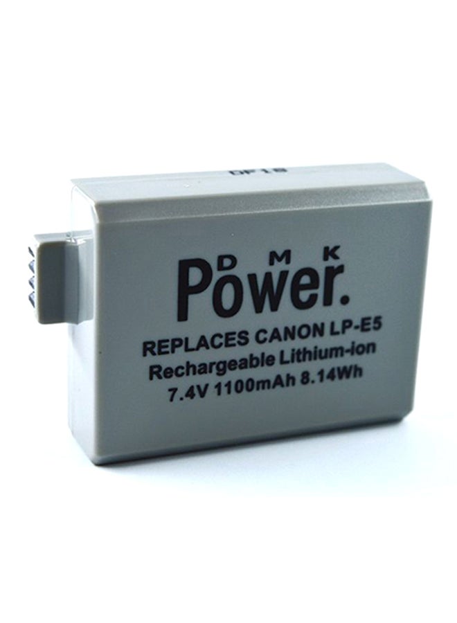 DMK Lp-e5 Replacement Battery White - Image 1