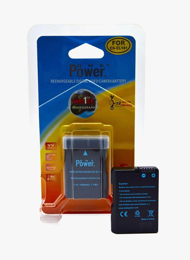 DMK Pack Of 2 Replacement Battery For NIKON D3100/D3200/D5100/D5200/D5300 COOLPIX P7800/P7700 Black - Image 3