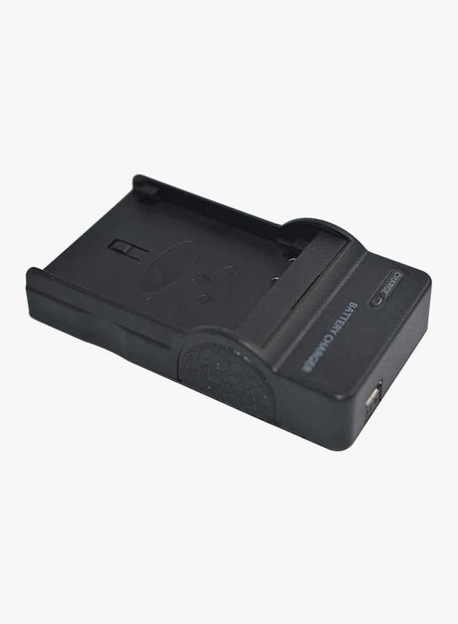 DMK - En-El14 Battery Charger For D3100 D3200 D3300 D5100 D5300 P7800 Camera Black - Image 1