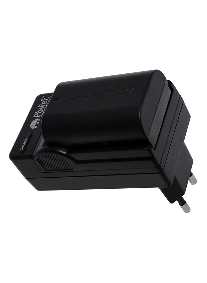 DMK Replacement Battery With Charger And Case For CANON EOS 6D 60D 7D 70D 5D Mark II III Black - Image 1