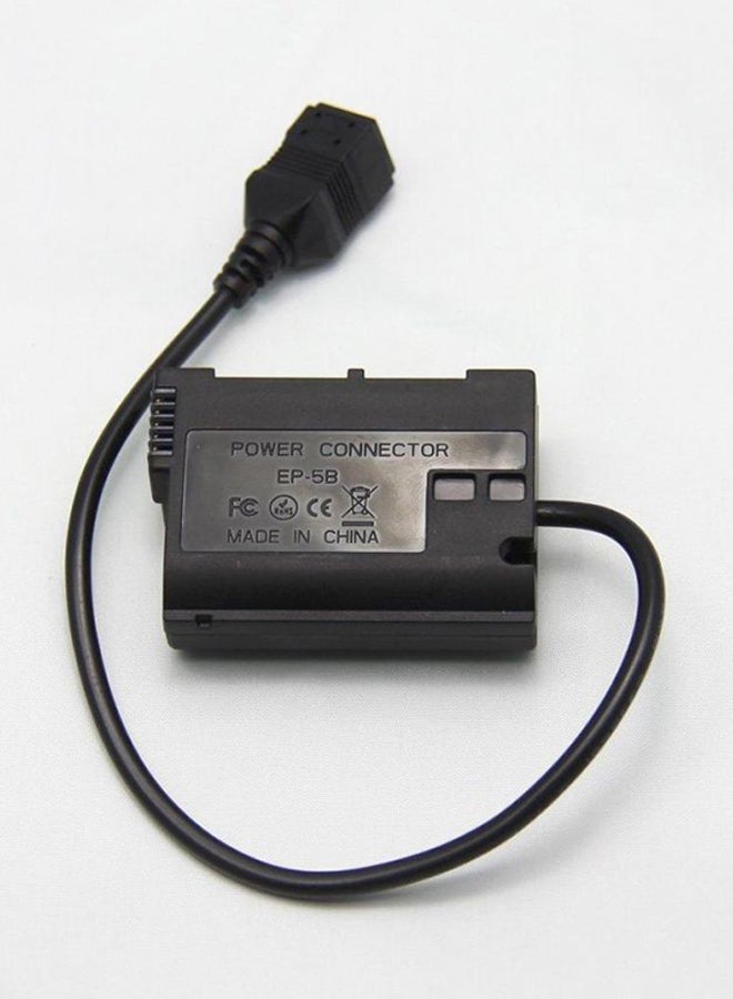 DMK - Replacement AC Power Charger For Nikon 1 V1 D500 D600 D610 D750 D800 D810 D7000 D7100 D7200 DSLR Camera Black - Image 1