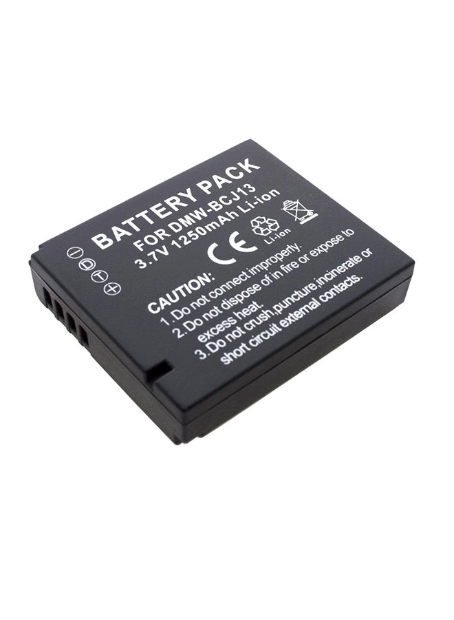 DMK Replacement Battery For Panasonic Lumix DMC-LX5 LX5GK LX5K LX5W LX7 LX7GK LX7K LX7W Camera Black - Image 1