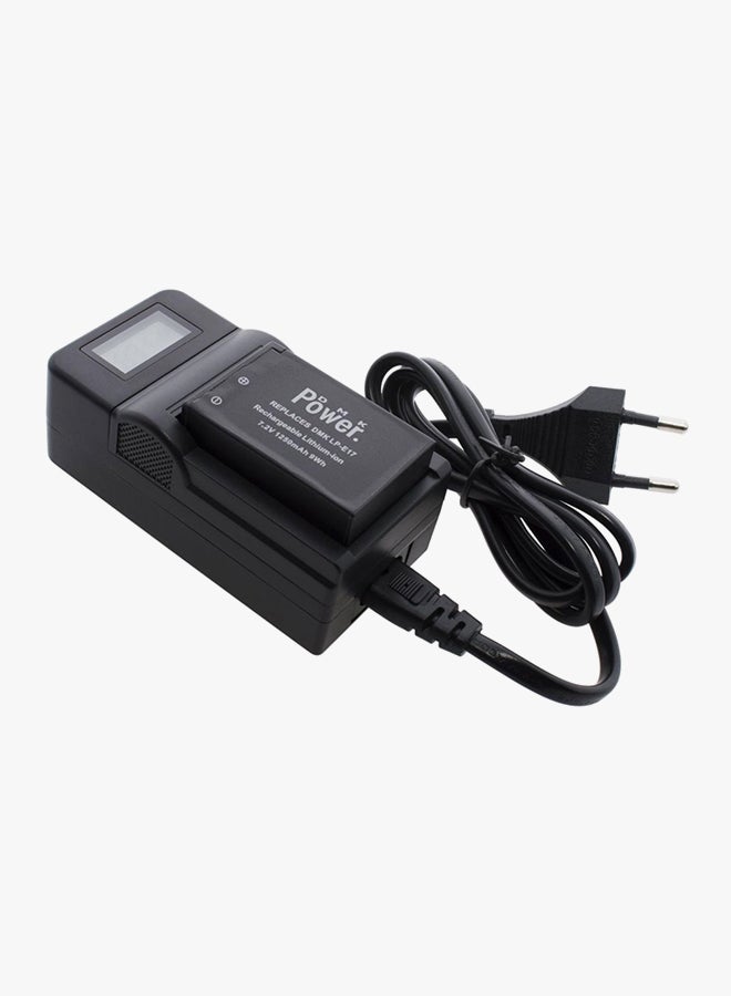 DMK Replacement Battery And LCD Charger For Canon M3 750D 760D K*** X8i T6i T6s Camera Black - Image 2