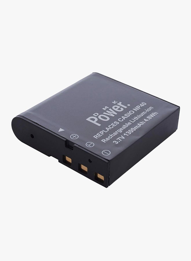 DMK Replacement Battery For EXILIM EX FC100 FC150 Z100 Z400 Z1050 Z1080 Z1200 Digital Camera Black - Image 2