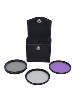 CPL/UV/FLD Camera Filter Kit With Case For Nikon D3200 D5000 D5100 D7000 D40 D60 Multicolour