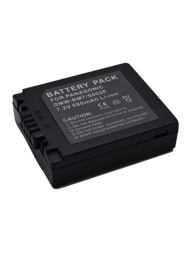 DMK Replacement Battery For PANASONIC DMCFZ3/FZ15/FZ20 Camera Black - Image 1
