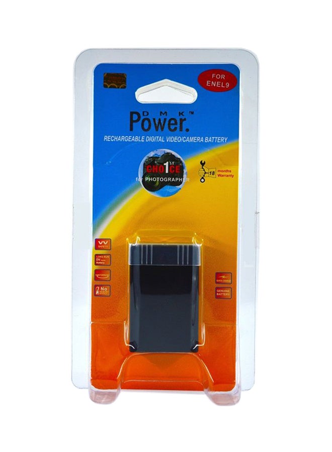 دي أم كي بطارية بديلة لكاميرا نيكون D40 D40x D60 D3000 D5000 أسود - Image 3