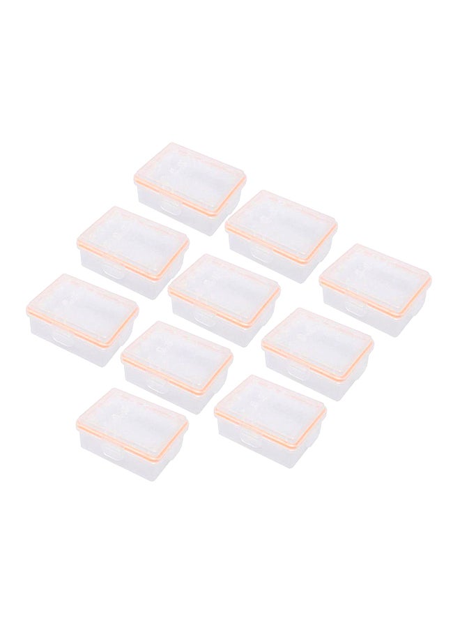 DMK 10-Piece Multi-Function Water Proof Camera Battery Case Set White - Image 1