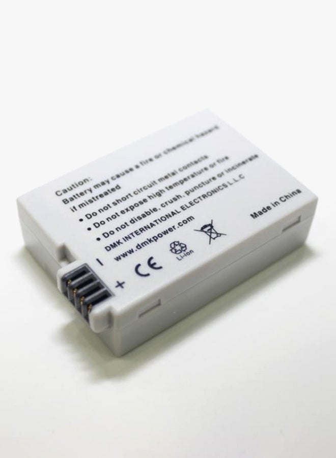 دي أم كي بطارية بديلة لكاميرا كانون أبيض - Image 2