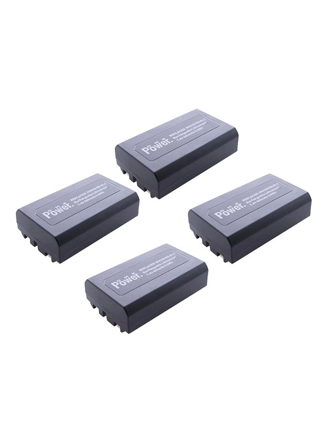 DMK Pack Of 4 EN-EL1 Replacement Battery With Case Black - Image 1