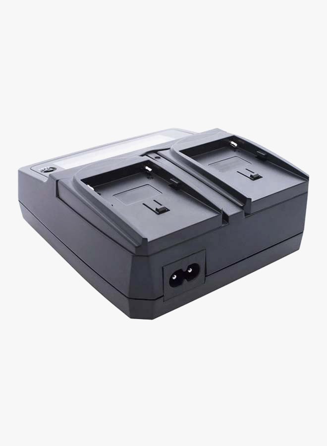DC-02 DUAL DIGITAL BATTERY CHARGER EN-EL14 For Nikon D5100 D3100 P7100 D3200 D5200 MH-24 MH24 Camera Black