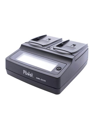 DC-02 DUAL DIGITAL BATTERY CHARGER EN-EL14 For Nikon D5100 D3100 P7100 D3200 D5200 MH-24 MH24 Camera Black - v1550832625/N21322422A_1
