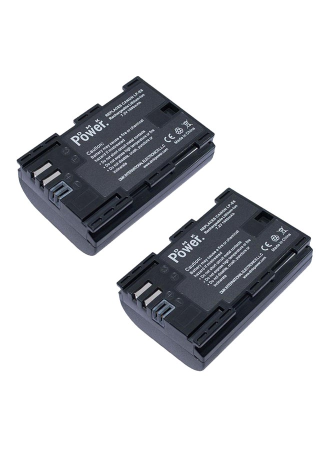 DMK LP-E6 Replacement Battery Black - Image 1