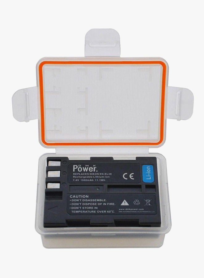 DMK EN-EL3E Replacement Battery With Case Black - Image 2