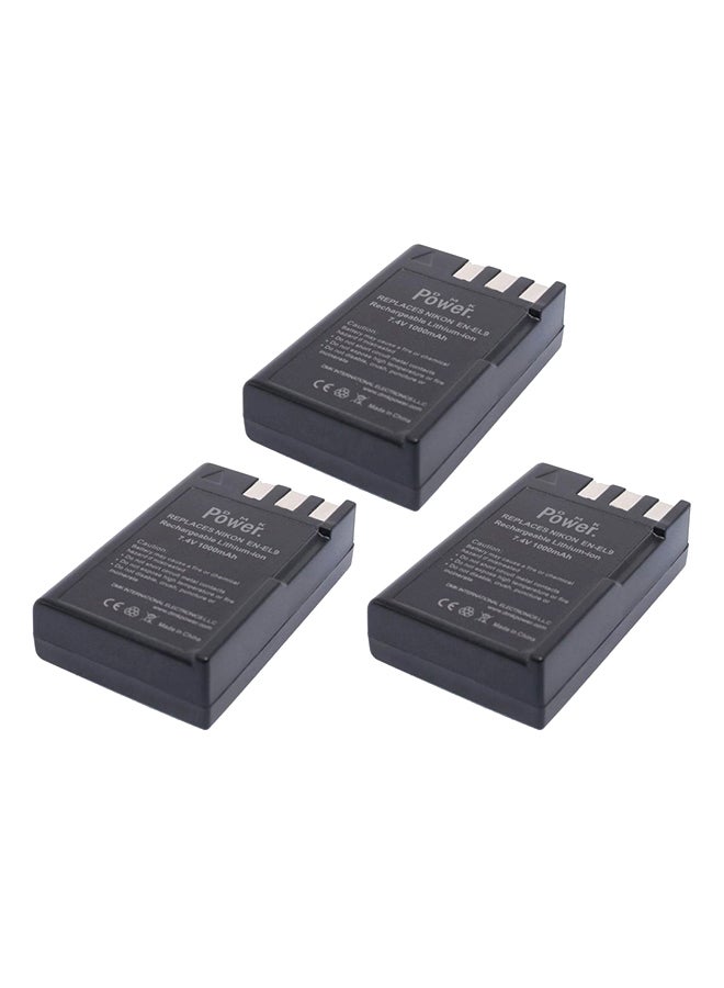 دي أم كي بطارية بديلة EN-EL9 أسود - Image 1