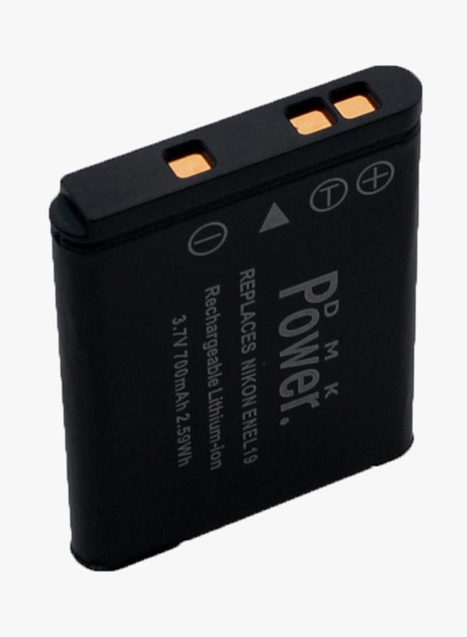 دي أم كي بطارية بديلة لكاميرا نيكون كولبيكس طراز S32 S100 S2500 S2600 S2700 أسود - Image 3