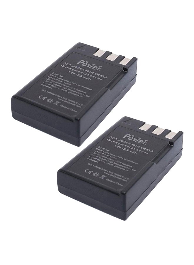 دي أم كي بطارية للكاميرات طراز En-El9 أسود - Image 1