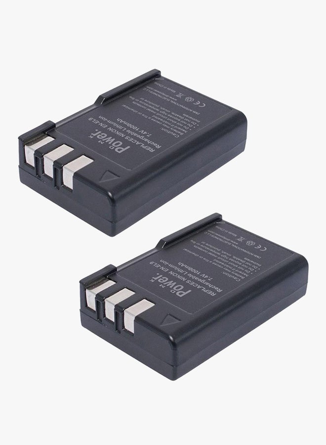 دي أم كي بطارية للكاميرات طراز En-El9 أسود - Image 2