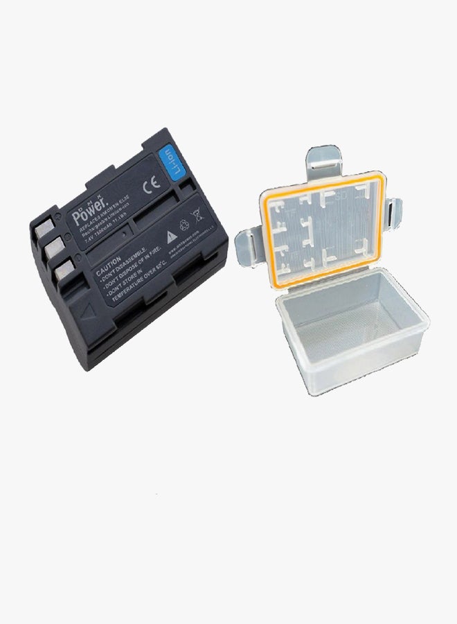 DMK EN-EL3E Replacement Battery With Case Black - Image 3