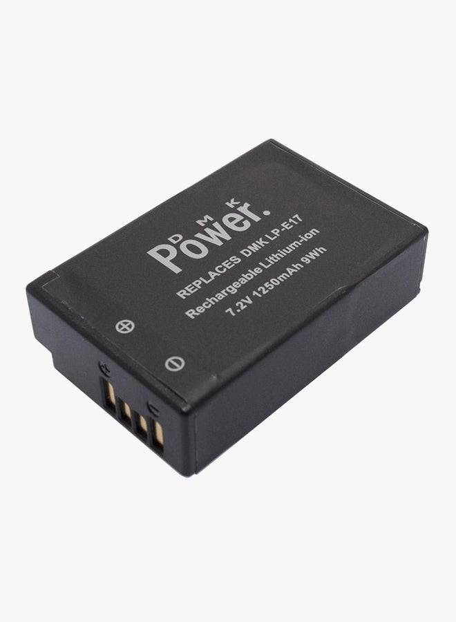 DMK Battery Charger For Canon M3 750D 760D K**s X8i T6i T6s Camera - LP-E17 Black - Image 3