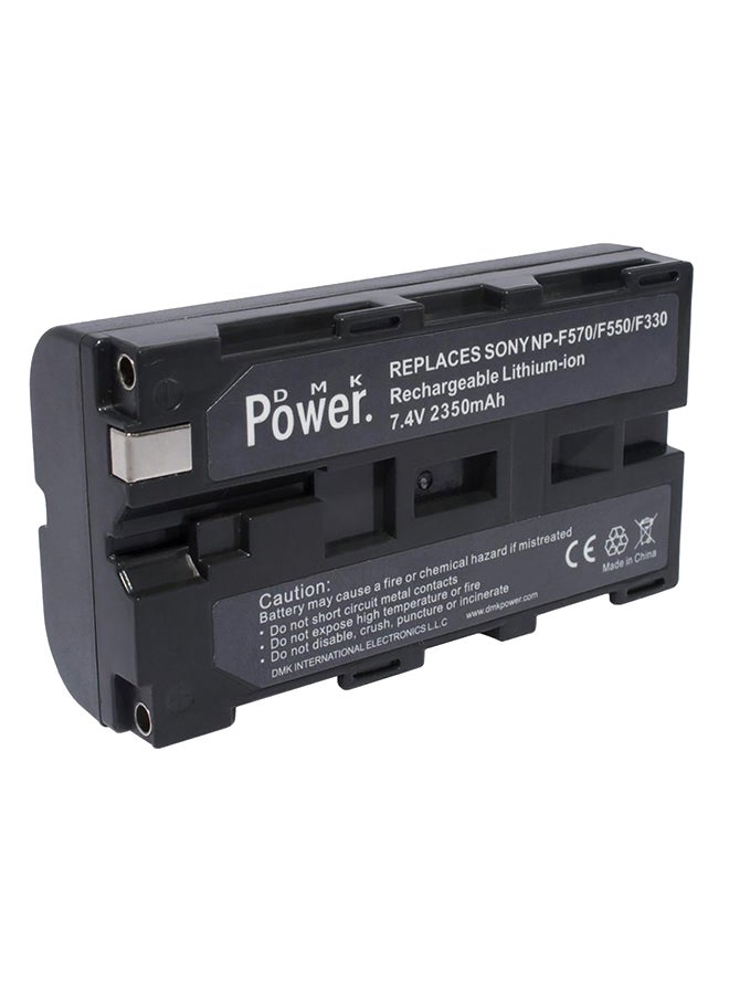 DMK Power Np-F570 Battery 2350Mah For Led Video Light And Monitor Only (Not For Cameras) Black - Image 1