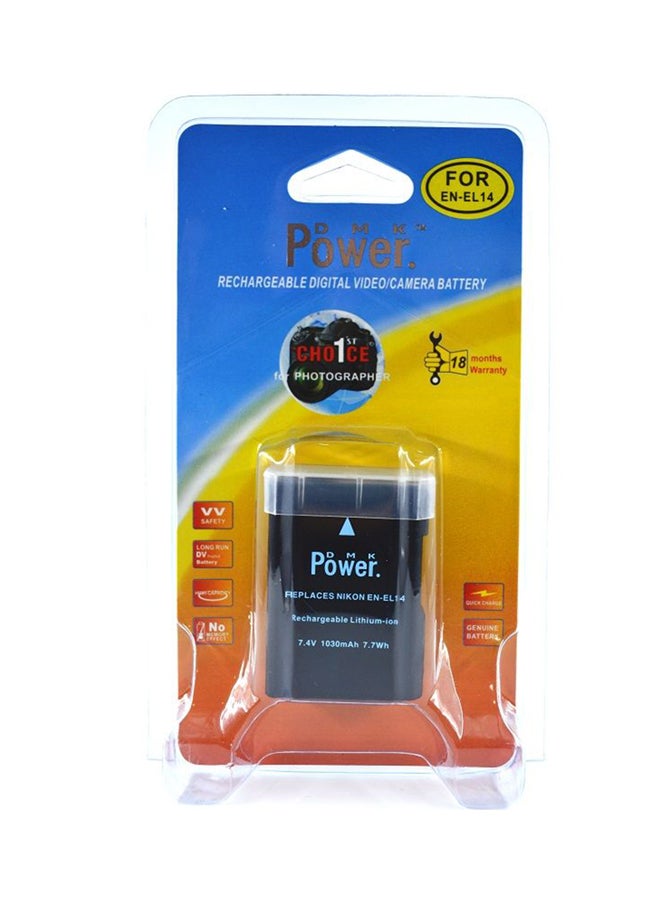 DMK Replacement Battery For Nikon Coolpix D3100 D3200 D5100 P7000 P7100 P7700 Camera Black - Image 2