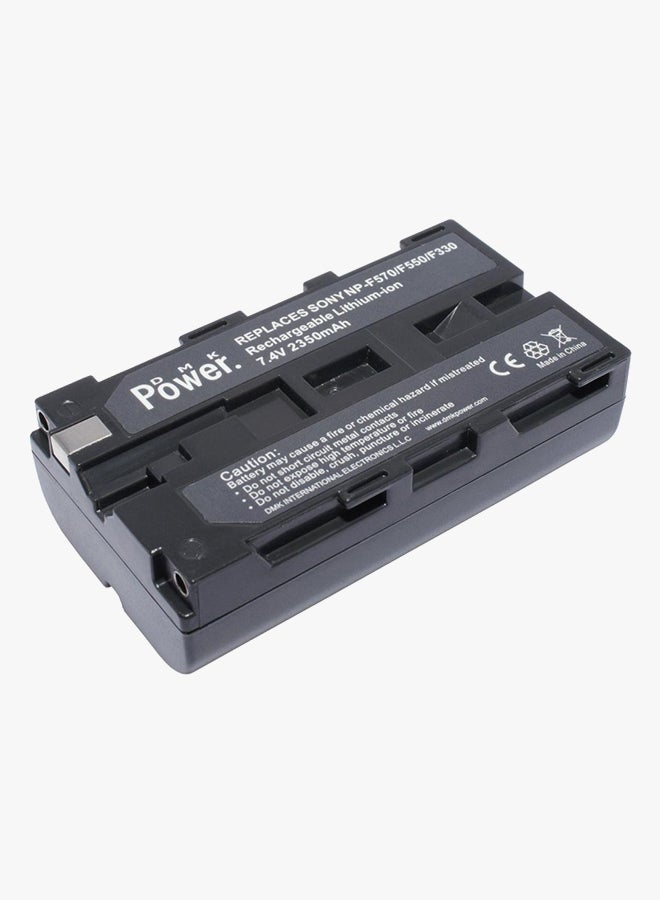 DMK Power Np-F570 Battery 2350Mah For Led Video Light And Monitor Only (Not For Cameras) Black - Image 2
