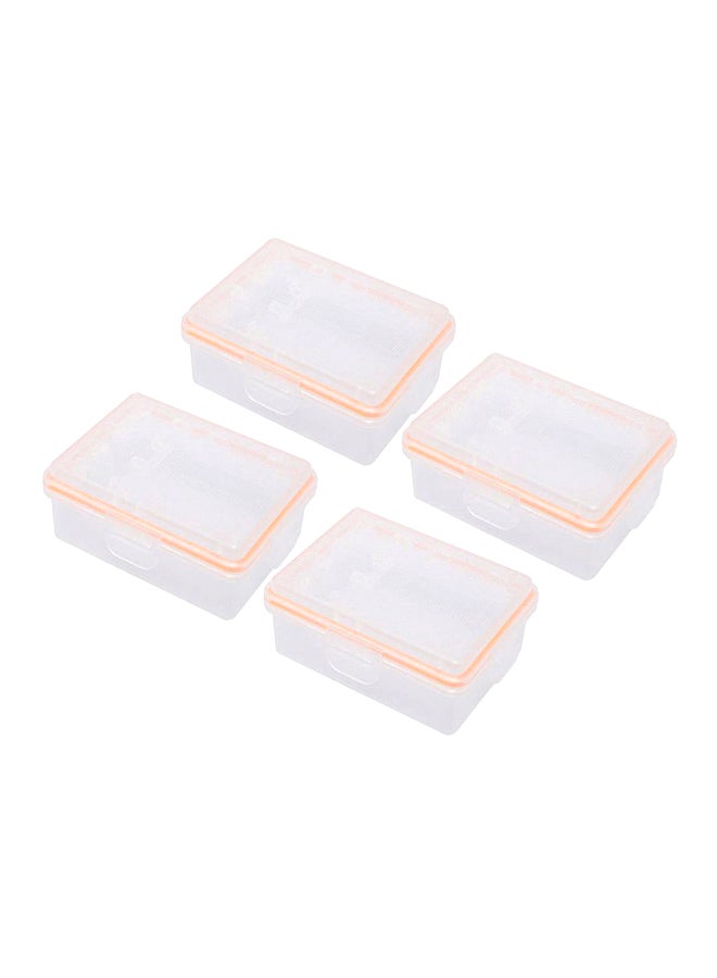 دي أم كي غطاء بطارية الكاميرا متعدد الاستخدامات ومضاد للماء من 4 قطع أبيض - Image 1