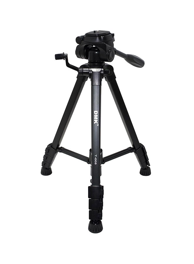 دي أم كي حامل ثلاثي لكاميرا كانون طراز 5DIII وII و6D و7D و70D و80D وكاميرا نيكون طراز D810 وD750 وD500 وD7200 وD5500 أسود - Image 1