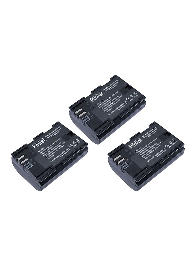DMK Power Battery For Cameras - Lp-E6 Black - Image 1