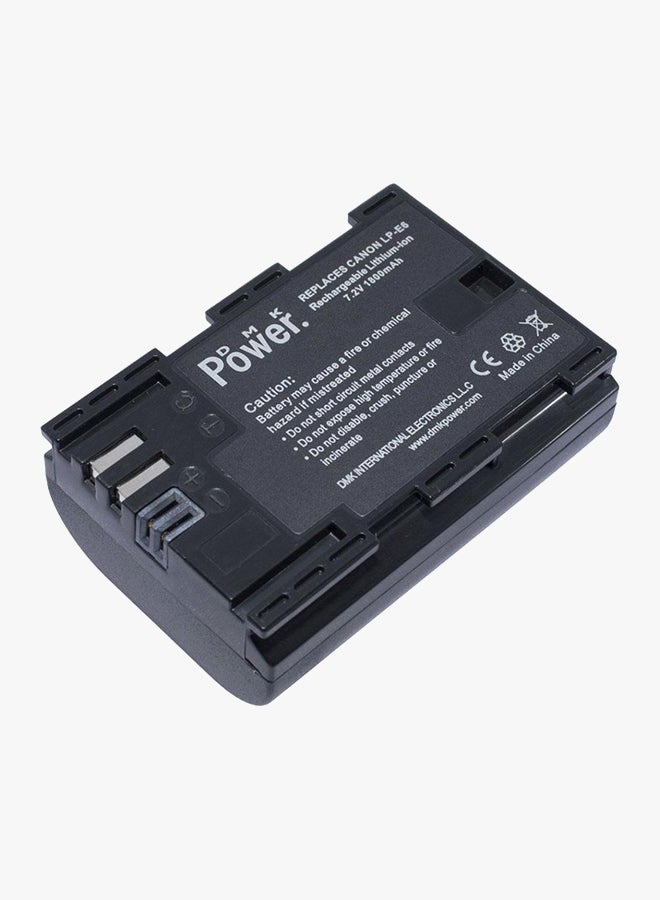 DMK Power Battery For Cameras - Lp-E6 Black - Image 3