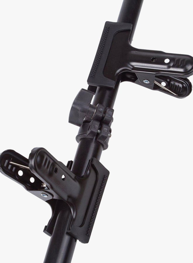 DMK - Heavy Duty Muslin Clamps 6-Pack Set Of 4.3 Inch For Photography Photo Studio Backdrops/Backgrounds/Photo Paper/ Light Reflector/Woodworking (6 Pack) Black - Image 1