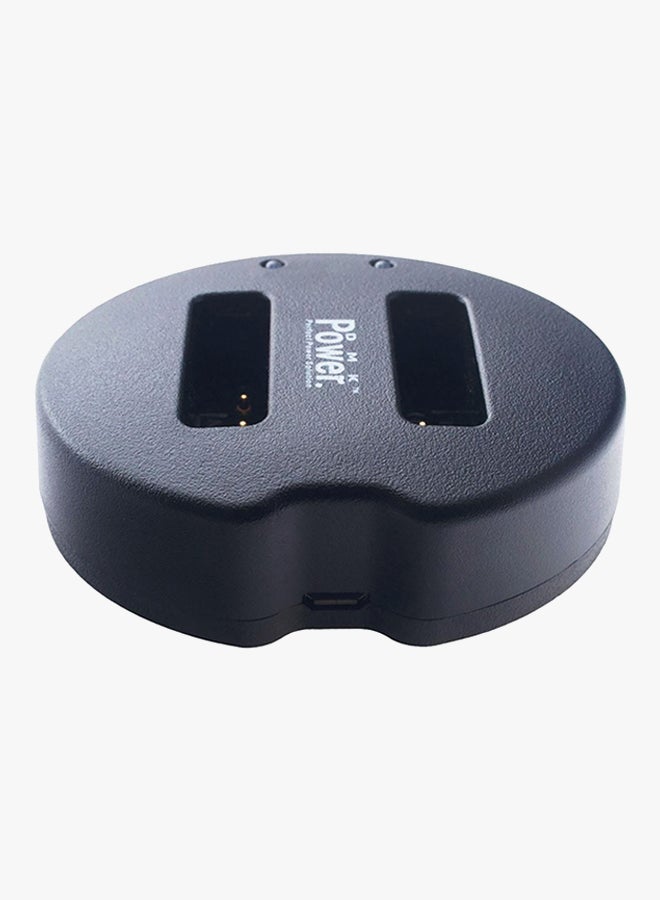 DMK NB-13L Dual Charger TC-USB 2 For Canon PowerShot G7X CB-2LHT Black - Image 2