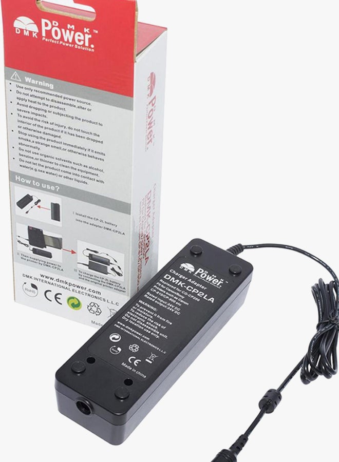 DMK - Charger For Canon NB-CP1L NB-CP2L and Canon Compact Photo Printer SELPHY CP100 TO CP1300 Black - Image 1