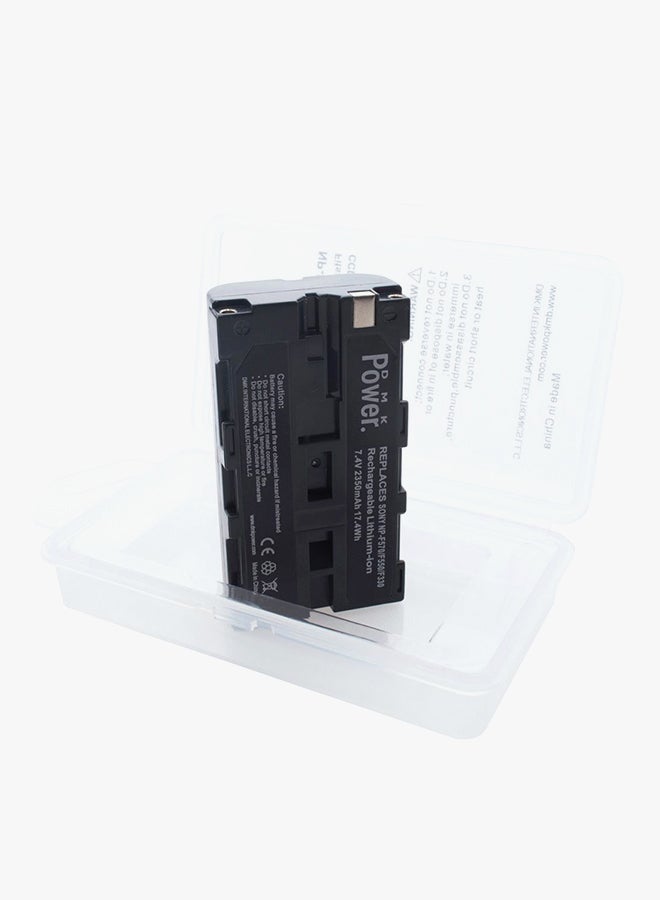 دي أم كي بطارية بديلة لكاميرا سوني Np-f570/np-f550 أسود - Image 2